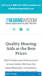 Mobile Screenshot of hearingwisdom.com